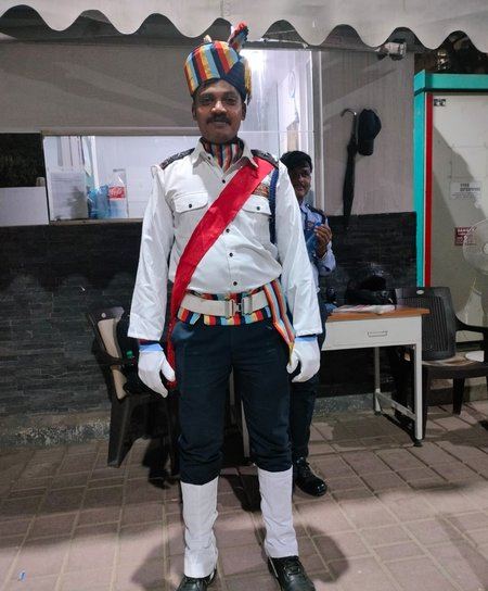 Difesa Security guard ready for deployment